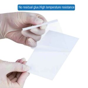 PCR Sealing Film - 96 Well Plate Sealing Film - Transparent Self-Adhesive 130 x 80mm(Pack of 100 Sheet)