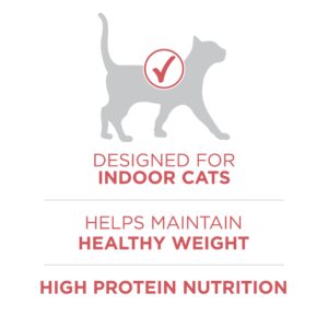 Purina ONE Natural Low Fat, Indoor Dry Weight Control High Protein Cat Food Plus Indoor Advantage with Real Salmon - 7 lb. Bag