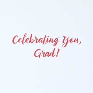 Hallmark Graduation Card (Cap and Gown)