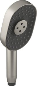 kohler 26284-g-bn statement oblong multifunction hand shower, maximum spray performance with three spray experiences, vibrant brushed nickel, 1.75 gpm