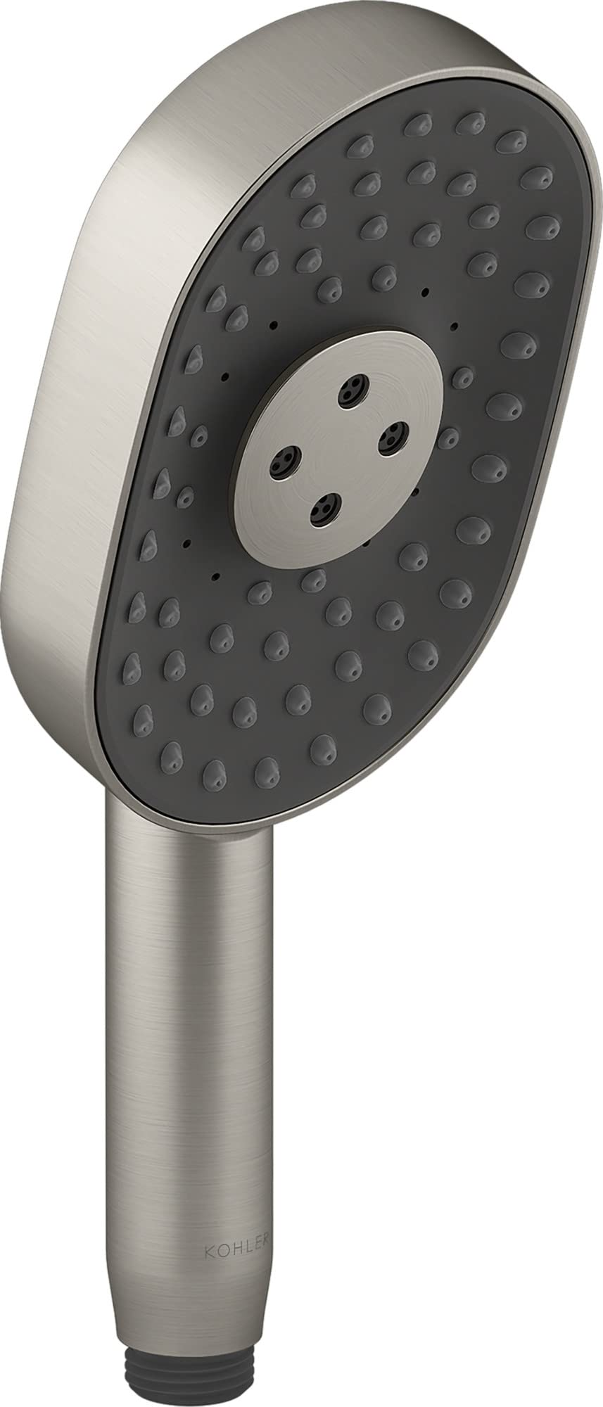 KOHLER 26284-G-BN Statement Oblong MULTIFUNCTION HAND SHOWER, Maximum Spray Performance with Three Spray Experiences, Vibrant Brushed Nickel, 1.75 GPM