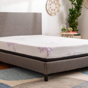 Tulo by Mattress Firm | 6 INCH Memory Foam Lavender Mattress | Pain-REDUCING Pressure Relief | King Size