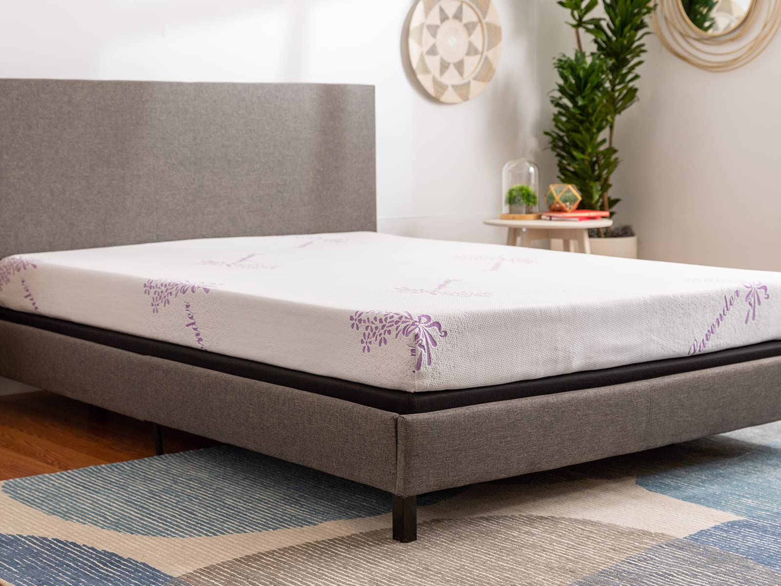 Tulo by Mattress Firm | 6 INCH Memory Foam Lavender Mattress | Pain-REDUCING Pressure Relief | King Size