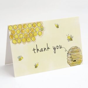 Market On Mainstreet Bumblebee Thank You Cards, Includes Envelopes, 25 Count, Made in the U.S.A