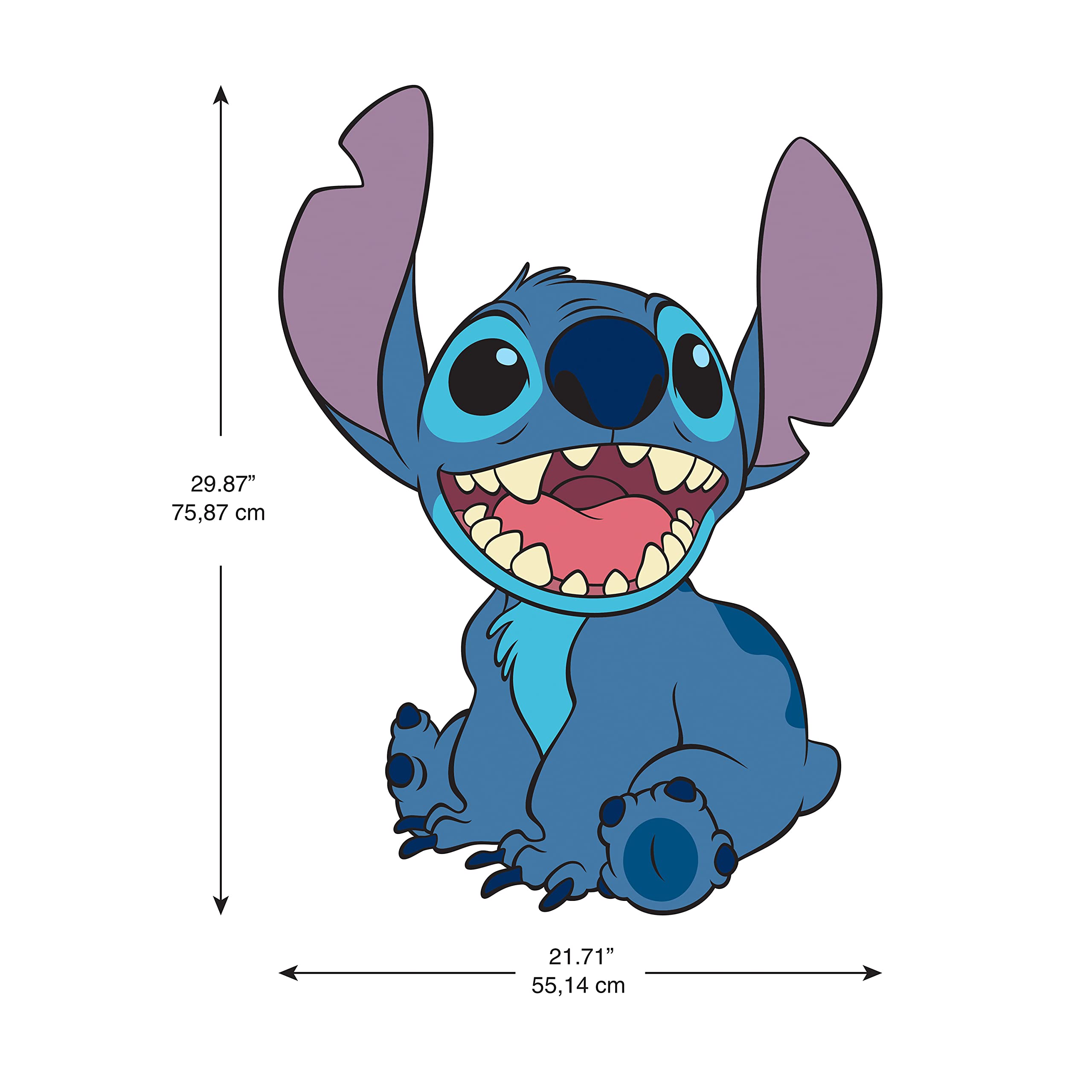 Roommates Disney Stitch Giant Peel & Stick Wall Decals by RoomMates, RMK5110GM