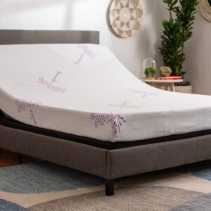 Tulo by Mattress Firm | 6 INCH Memory Foam Lavender Mattress | Firm Comfort | Pain-REDUCING Pressure Relief | Twin XL Size