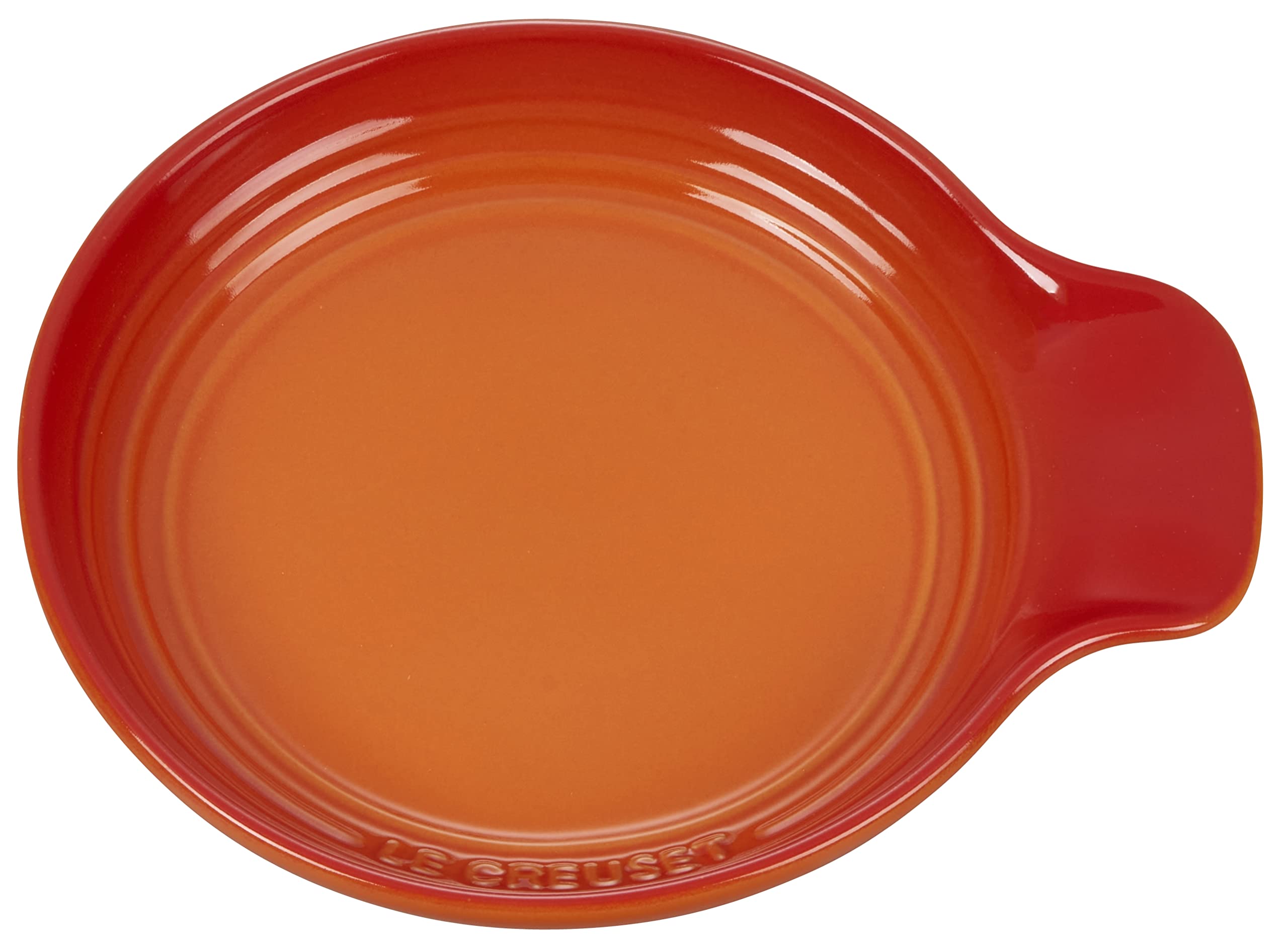 Le Creuset Signature Stoneware Spoon Rest, 6 Inches, Flame