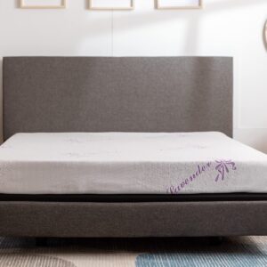 Tulo by Mattress Firm | 6 INCH Memory Foam Lavender Mattress | Pain-REDUCING Pressure Relief | King Size