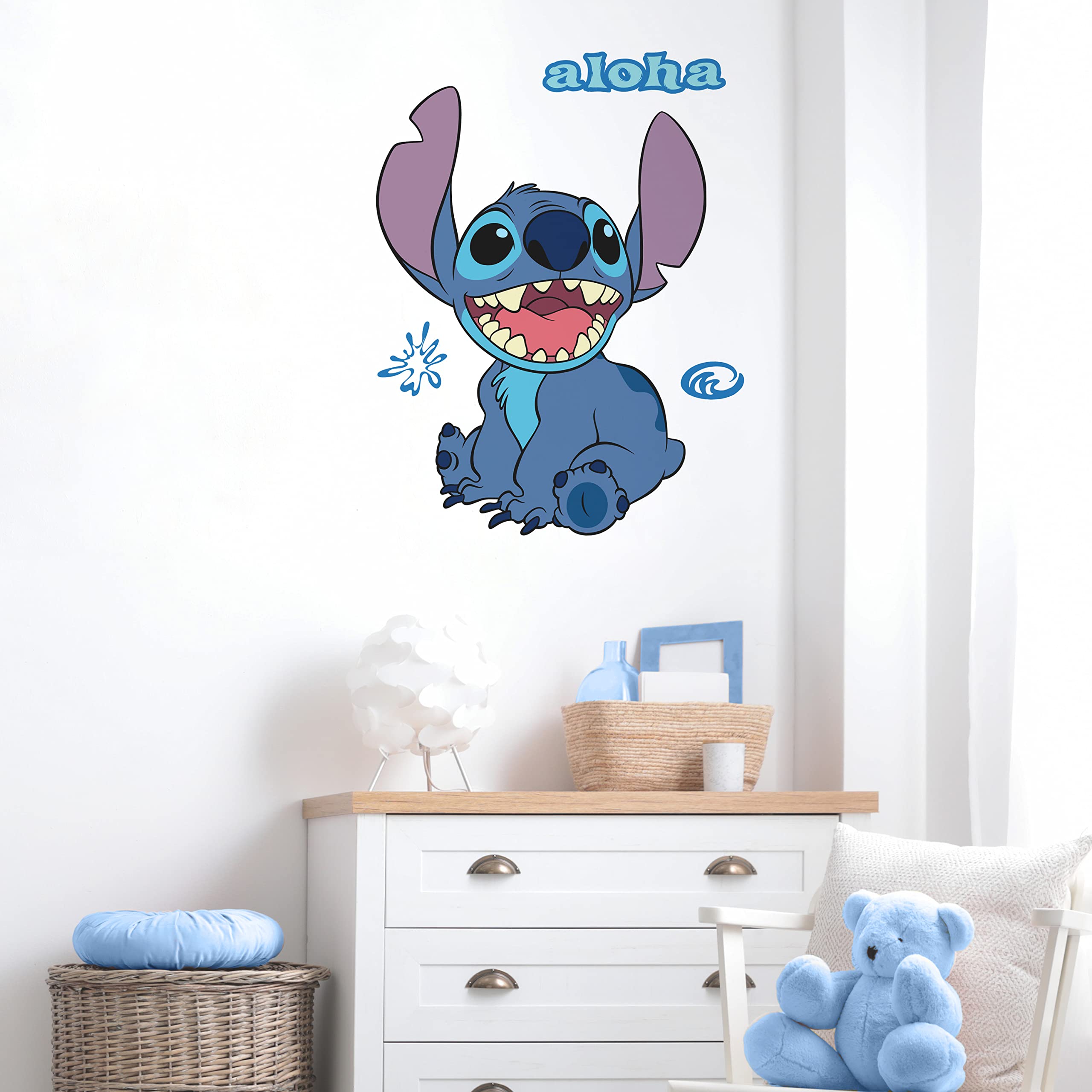 Roommates Disney Stitch Giant Peel & Stick Wall Decals by RoomMates, RMK5110GM