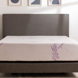 Tulo by Mattress Firm | 12 INCH Memory Foam Lavender Mattress | Pain-REDUCING Pressure Relief | Full Size