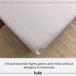 Tulo by Mattress Firm | 12 INCH Memory Foam Lavender Mattress | Pain-REDUCING Pressure Relief | King Size