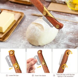 Luxshiny Dough Dough Slicer Hand Crafted Bread Lame Bakers Lame Slashing Tool for Scoring Sourdough Bread