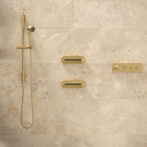 KOHLER 26286-G-2MB Statement Single-Function HAND SHOWER, Maximum Spray Performance & Easy-to-clean Surface, Vibrant Brushed Moderne Brass, 1.75 GPM