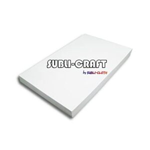 Subli-Craft Cardboard Sublimation Sheets A4 Pack 20 Units by Subli-Cloth (21cm x 29cm)