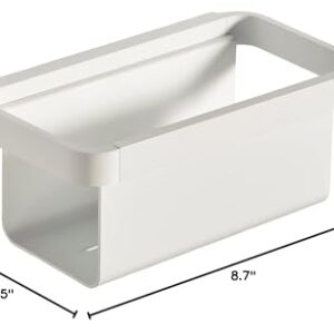 Zone Denmark Rim Shower Caddy - Effortless Organization and Elegance The Ultimate Solution for Stylish Bathroom Storage and Convenience - Featuring Sleek Design, Durable Construction- (White)