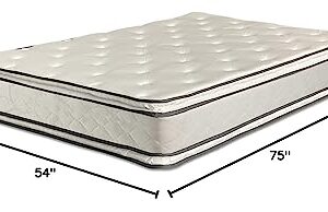 Greaton, 12-Inch Medium Plush Double Sided Pillowtop Innerspring Mattress, Full