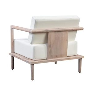 Tov Furniture Emerson Cream Outdoor Lounge Chair (Cream)