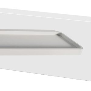 Zone Denmark Shower Shelf Rim Elevate Your Bath Space with Contemporary Elegance and Functional Design - White