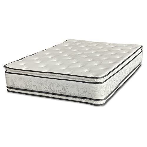 Mayton, 12-Inch Medium Plush Double Sided Pillowtop Innerspring Mattress, Queen