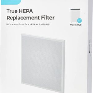 Homvana H211 & H211S Air Purifier Replacement, True HEPA High-Efficiency Activated Carbon Filter, 1 Pack