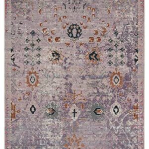 Jaipur Living Indoor Outdoor 2x4 Area Rug, Vintage, Purple/Gold