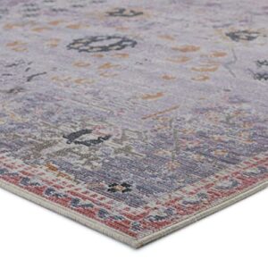 Jaipur Living Indoor Outdoor 2x4 Area Rug, Vintage, Purple/Gold