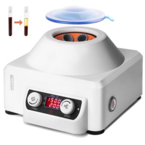 cekegon prf centrifuge, prp centrifuge machine 6x10ml with lcd screen, 4000rpm 1685xg portable lab benchtop centrifuges, 100min, for blood, plasma, medical practice