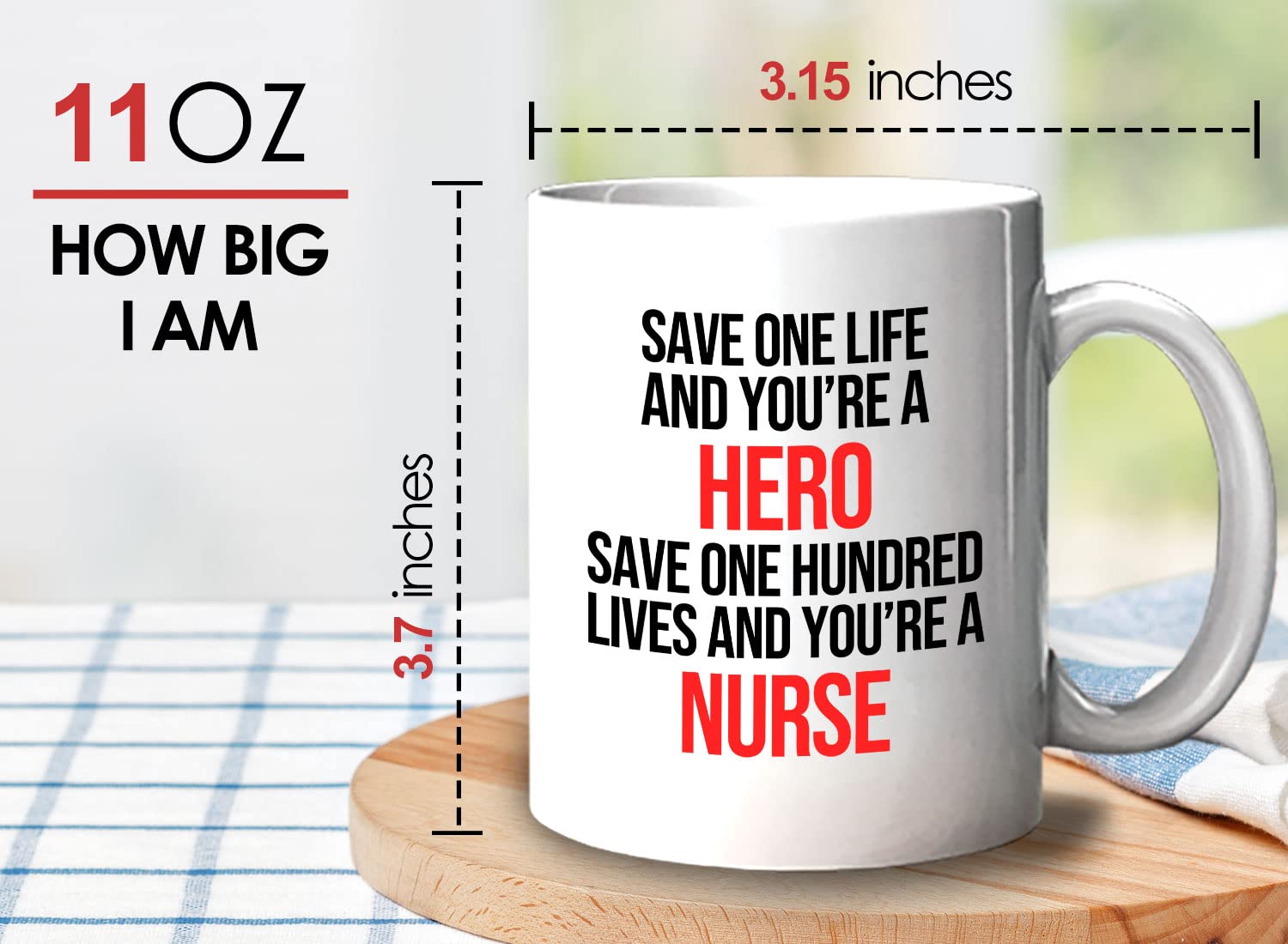 Bubble Hugs Nurse Coffee Mug 11oz White - Save one and you’re - Labor Clinical Certified Nursing Assistant Surgical Emergency Oncology Practitioner