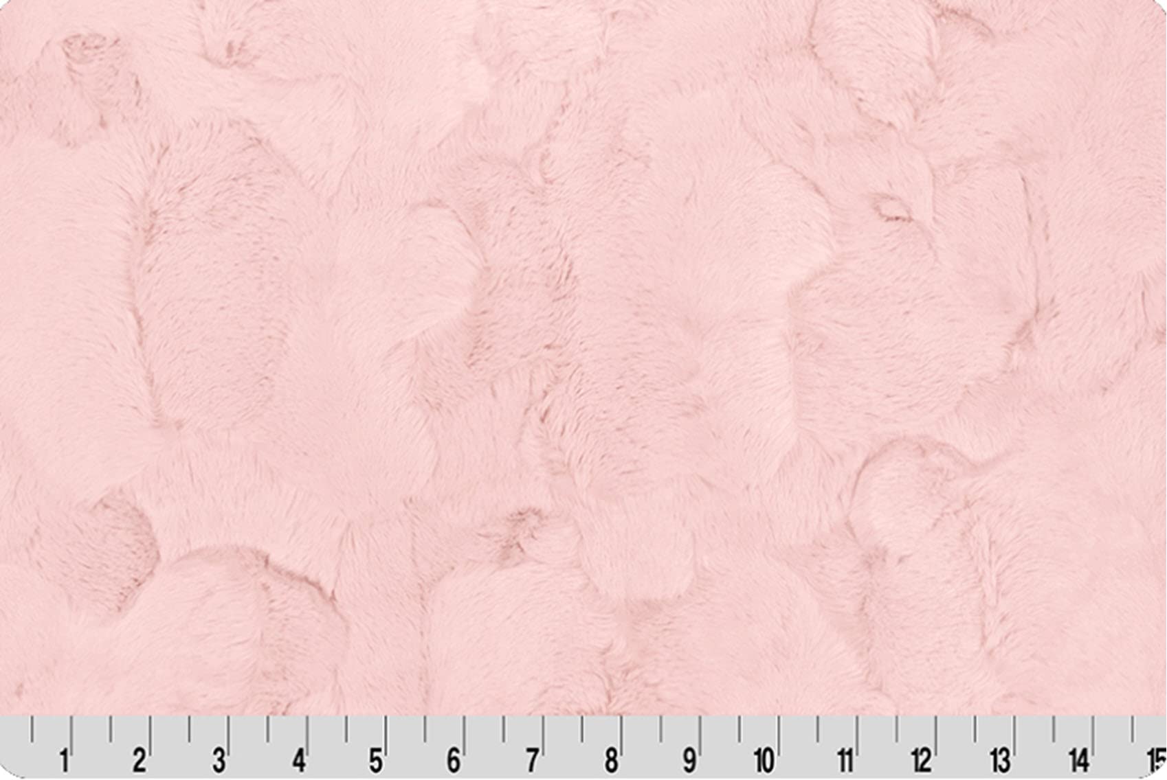 Shannon Fabrics Luxe Cuddle Cut 2Yd-Hide Rosewater Fabric, 60 Inches