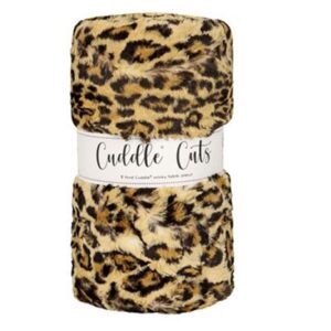 Shannon Fabrics Luxe Cuddle Cut 2Yd-Leopard Sand Notion, Assorted