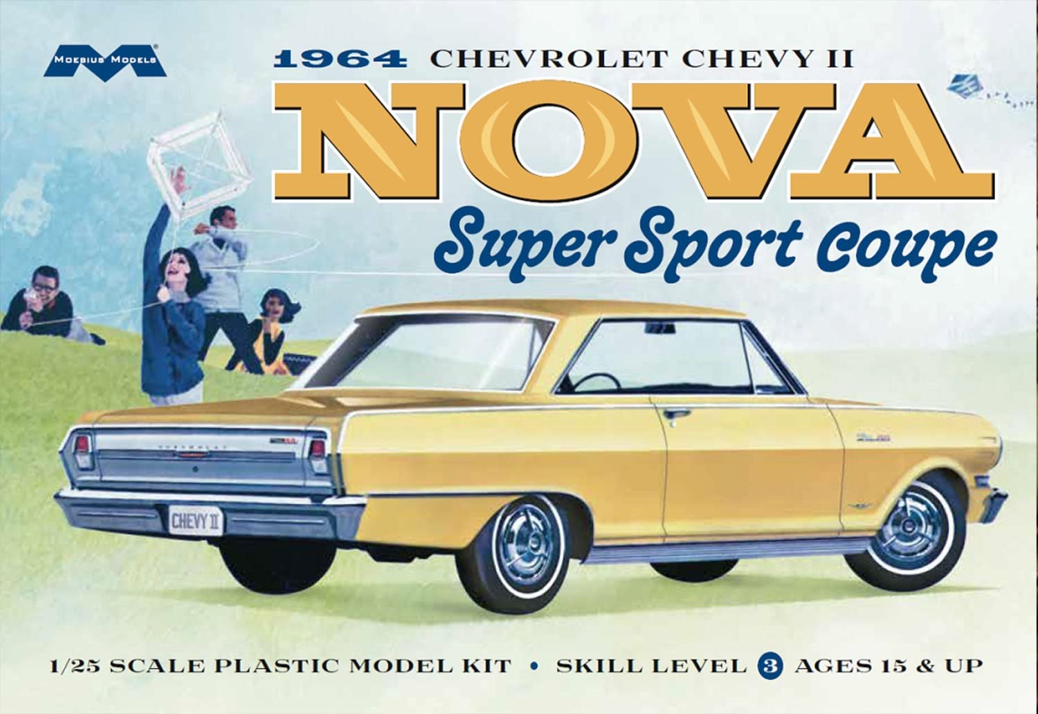 Moebius 2320 1964 Nova Super Sport Coupe Model Car Kit