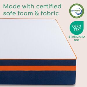 Memory Foam Mattress 14 Inch California King Size, Medium Firm Cool Gel Infused Plush Mattress with Breathable Soft Fabric Cover, CertiPUR-US Certified