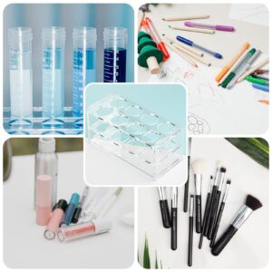 8 Holes Test Tube Rack,Transparent Acrylic Test Rack 50ML