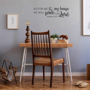 Bible Verse Wall Stickers Inspirational Quote Wall Decals Religious Wall Stickers Peel and Stick Motivational Wall Decal for Bedroom Living Room Office Bathroom (Be Still)