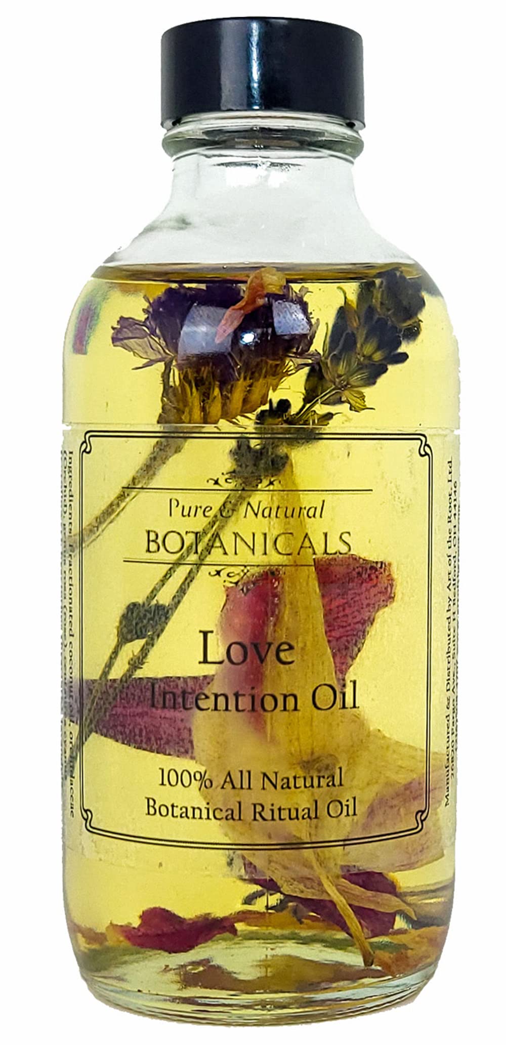 Love Intention Ritual Oil 100% All Natural 4 oz | Romance, Relationships & Attraction Rituals | Wiccan Pagan Magick Manifestation