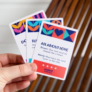 Date Night Ideas Generator Card Game - 100,000 Exciting Dinner Movie Challenges for Couples, Unique Gifts for Bridal Shower, Marriage, Newlywed, Ultimate Date Night for Adventure, Romance, Intimacy