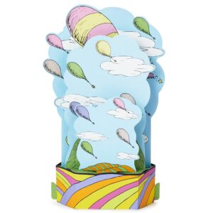 Hallmark Dr. Seuss Pop Up Graduation Card Money or Gift Card Holder (Oh, the Places You'll Go!) for High School, Kindergarten, Middle School, College and College Graduates - 3D Paper Wonder Card