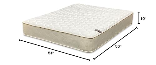 Mattress Solution, 10-Inch Medium Plush Tight top Innerspring Mattress, Full XL