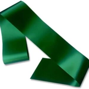 Boolavard Plain/Blank Hen Night Party Sashes - Create Your Own Sash - Unprinted Sash (Green)