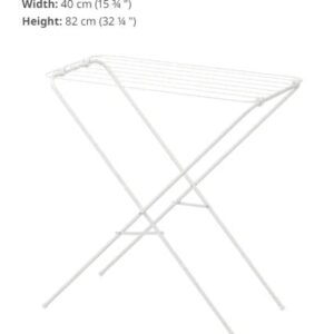 IKEA Indoor/Outdoor Space Saving Clothes Drying Rack (79X40X82 cm)