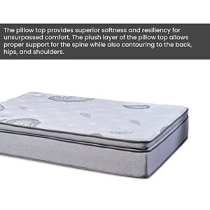 Mayton, 13-Inch Meduim Plush Foam Encased Hybrid Pillowtop Innerspring Mattress, Full XL