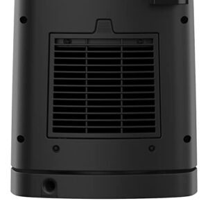 Lasko Oscillating Bladeless Ceramic Tower Space Heater for Home with Enhanced Safety, Adjustable Thermostat, Timer and Remote Control, 38.05 x 9.19 x 7.0, Black, 1500W, CW210