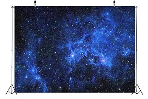 BELECO 7x5ft Fabric Galaxy Stars Backdrop Starry Night Sky Outer Space Galaxy Backdrop Universe Nebula Photography Background Kids Space Party Birthday Baby Shower Decorations Banner Photo Booth Props