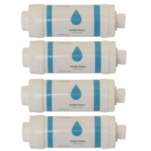 gentle prince ion water bidet filter - premium bidet filter for electronic bidet toilet seats (4pcs)