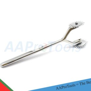 AAProTools Wartenberg Neuro Pinwheel Stainless Steel 2 Head Diagnostic Instrument Pin Wheel - Strong Pinwheel DS-1469