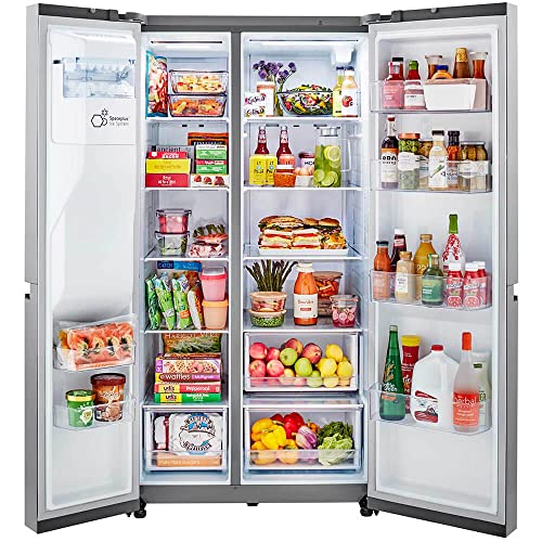 27 cu. ft. Side-by-Side Refrigerator with Smooth Touch Ice Dispenser