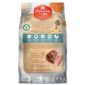 Chicken Soup For The Soul Classic Dry Small Bites Adult Dog Food, Beef & Brown Rice Recipe, 4.5 Pound Bag | Soy Free, Corn Free, Wheat Free, Small Breed Dog Food Made with Real Ingredients