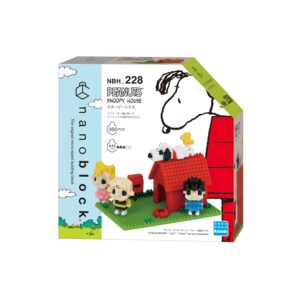 nanoblock - Peanuts - Snoopy House, Character Collection Series Building Kit