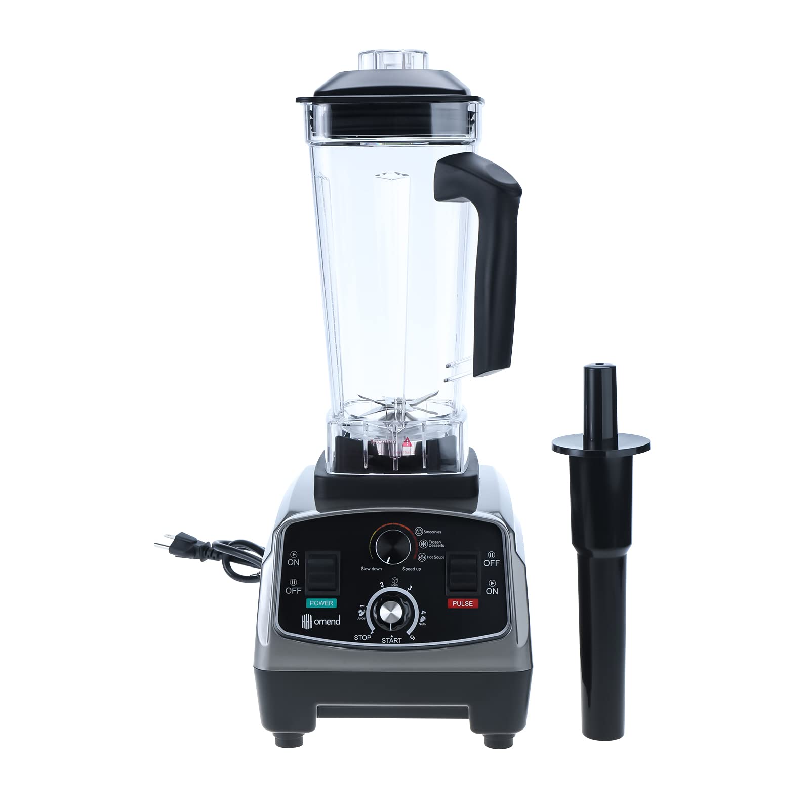 skyehomo 2L Professional kitchen Blender, 1400W Portable Countertop Blender, High Power Home and Commercial Blender with Timer, Cups for Crushing Ice,Shakes and Smoothies