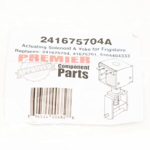 Premier Component Parts 241675704 for Electrolux Frigidaire Refrigerator Solenoid and Yoke